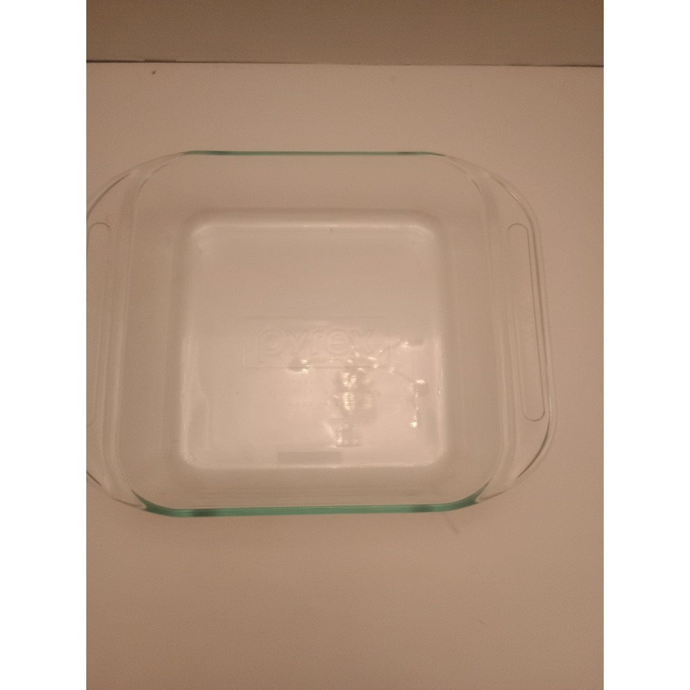 Pyrex Clear 8X8X2 Square Casserole Oven Dish Microwave Safe 2 Quart